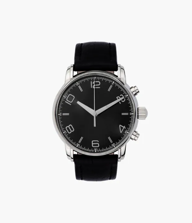Black dial watch